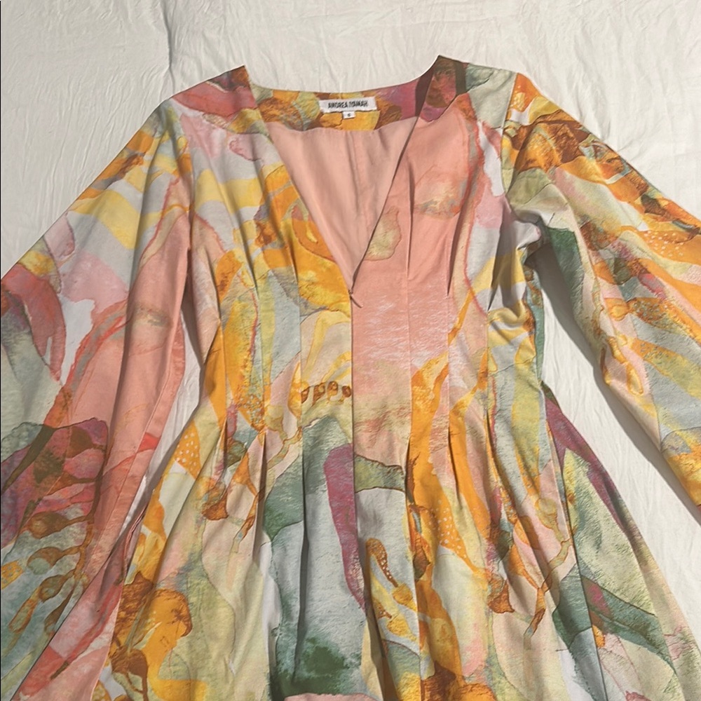 Andrea Iyamah Multicolor Abstract Jumpsuit
